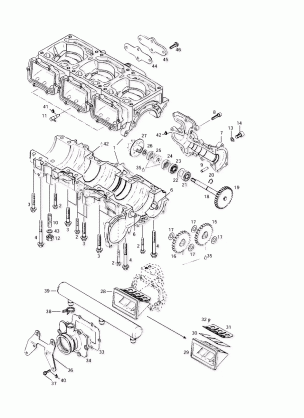 01- Crankcase Reed Valve Water Pump