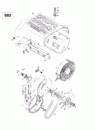 01- Cooling System  Fan (503)