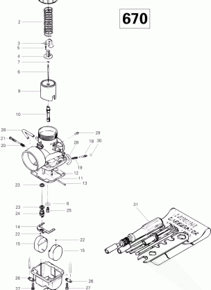 02- Carburetor 670SE