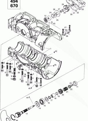 01- Crankcase (670SE)