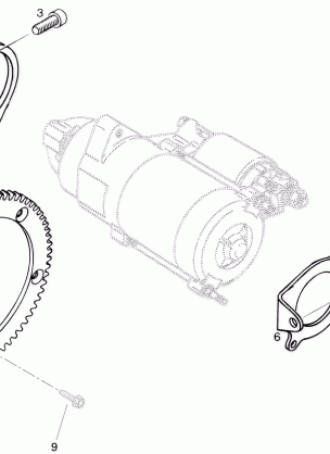 04- Electric Starter Bracket E E LT LE