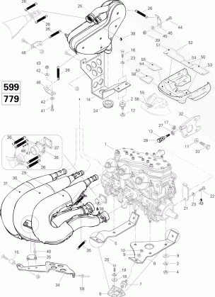 01- Engine And Engine Support 599