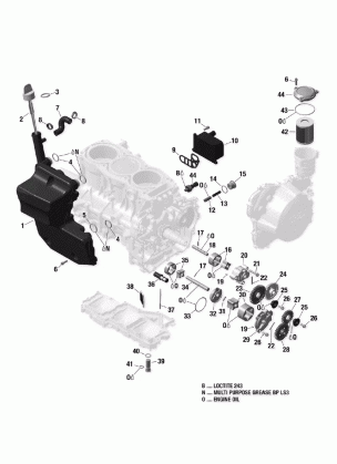 01- Engine Lubrication - 1200 4-TEC