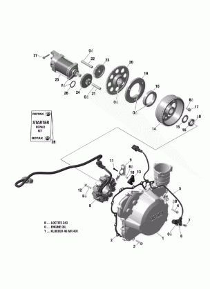 03- Magneto And Electric Starter - 1200 4-TEC
