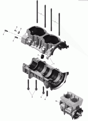 01- Crankcase - 550F