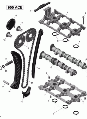 01- Valve Train - 900 ACE