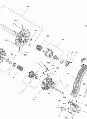 05- Pulley System GTX -  1200 4TEC