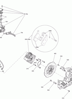 06- Brakes Engine 1200 4-TEC - All Package