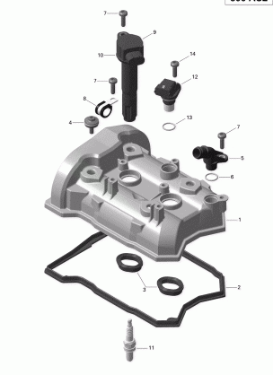 01- Valve Cover - 600 ACE