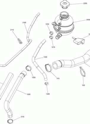 01- Cooling System Engine 850 E-TEC