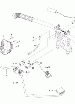 10- Steering Wiring Harness - 550F 2018