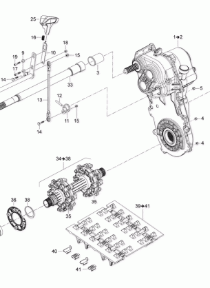 05- Drive Train Skandic - 600 ACE - WT