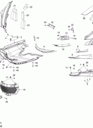 09- Bottom Pan Skandic  - 900 ACE