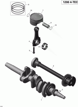 01- Crankshaft Pistons And Balance Shaft