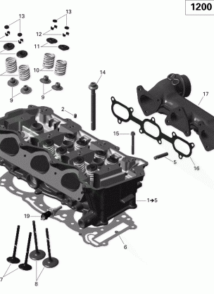 01- Cylinder And Exhaust Manifold