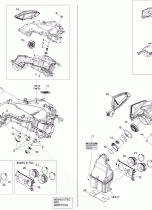 02- Air Intake System 800R ETEC