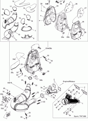 01- Exhaust System 800R ETEC