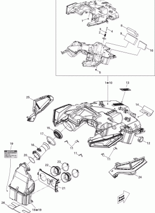 02- Air Intake System 800R ETEC