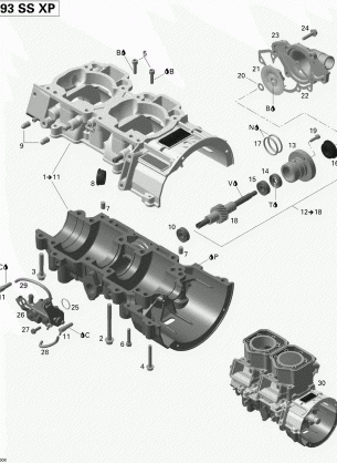 01- Crankcase Water Pump And Oil Pump