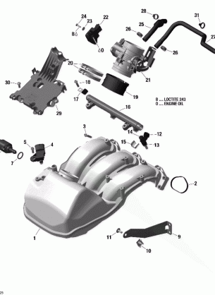 01- Air Inlet Manifold And Throttle Body