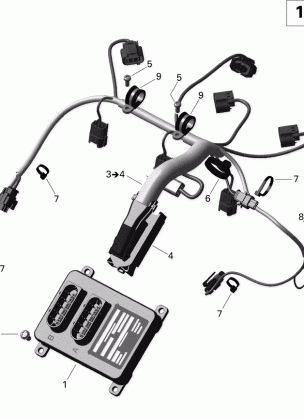 10- Engine Harness And Electronic Module