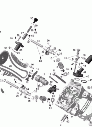 01- Cylinder and Cylinder Head Front Side