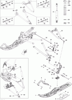 07- Front Suspension And Ski SE 1200 North America