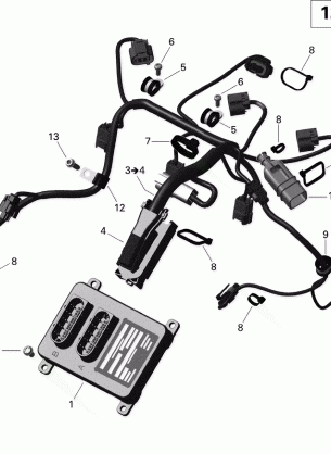 10- Engine Harness And Electronic Module