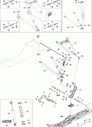 07- Front Suspension And Ski 600HO