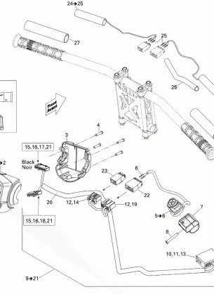 10- Steering Wiring Harness 800R