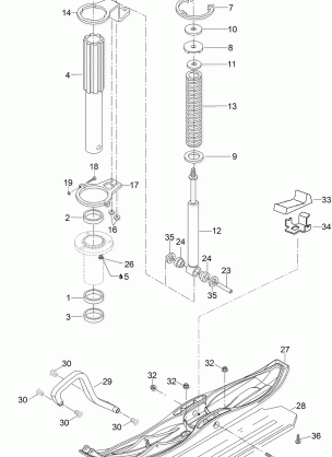 07- Front Suspension And Ski