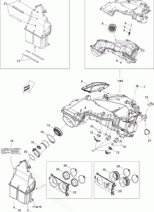 02- Air Intake System 600HO SDI