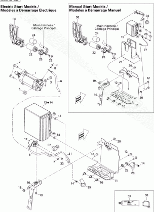 10- Battery And Starter 600HO SDI