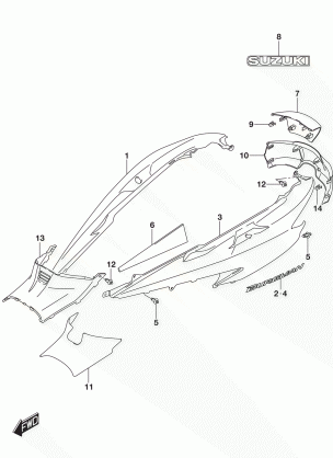 FRAME COVER (AN400ZAL6 E28)