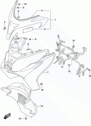 FRONT LEG SHIELD (AN400ZAL6 E28)