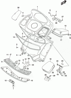 FRONT BOX (UH200AL6 P28)