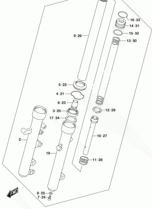 FRONT FORK DAMPER (UH200AL6 P28)