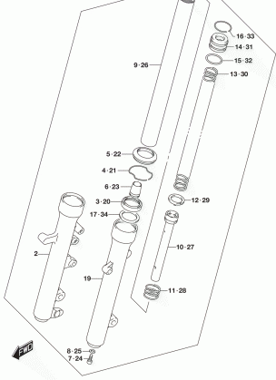 FRONT FORK DAMPER (UH200AL6 P33)