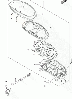 SPEEDOMETER (UH200AL6 P28)