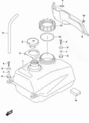 FUEL TANK (UH200AL6 P28)