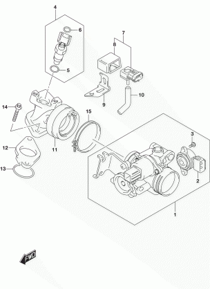 THROTTLE BODY (UH200AL6 P28)