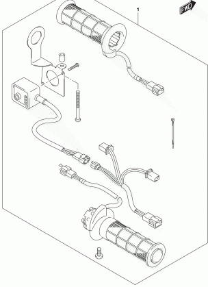 GRIP HEATER SET (OPTIONAL:UH200AL6 P33)