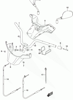 HANDLEBAR (UH200AL6 P28)