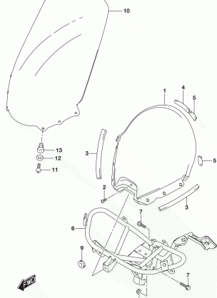 WIND SCREEN (UH200AL6 P28)