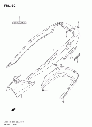 FRAME COVER (AN400SK5 / SK6)