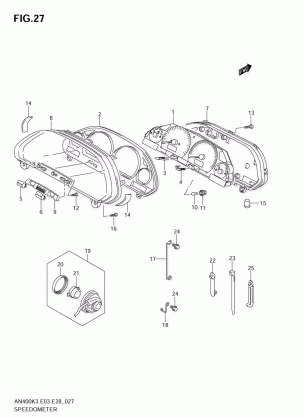 SPEEDOMETER (AN400K3 / K4 / K5 / K6)