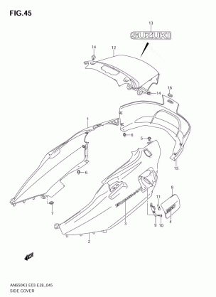 SIDE COVER (MODEL K3 / K4)