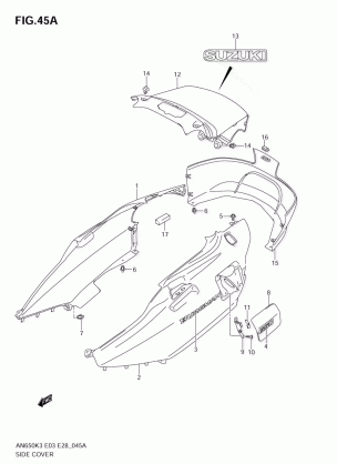 SIDE COVER (MODEL K5)