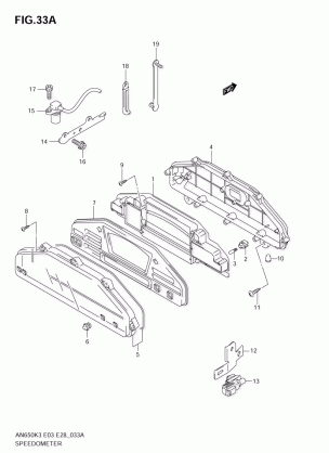 SPEEDOMETER (AN650K5)