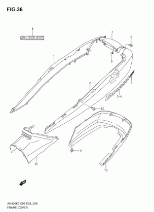 FRAME COVER (MODEL K3)